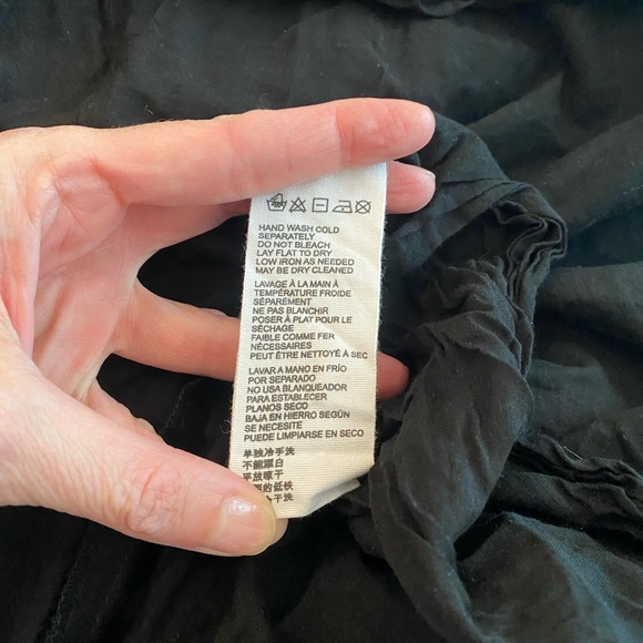 Cleobella 100% Organic Cotton Marilyn Black Ankle Sundress - Picture 7 of 9